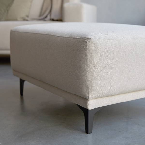 Fußhocker Lars Beige