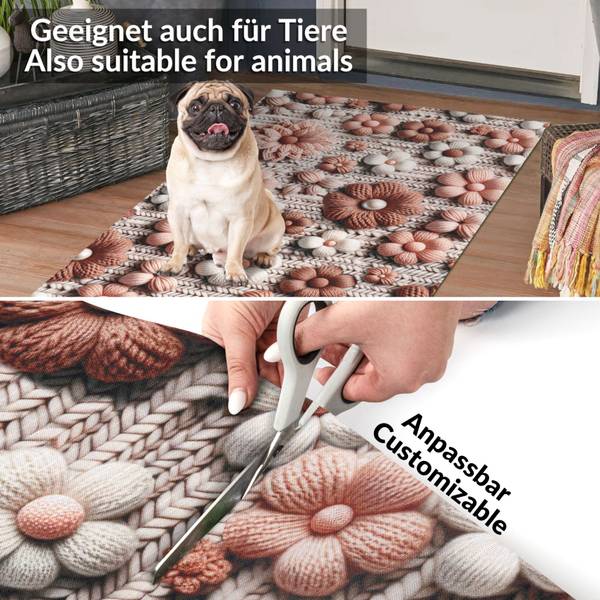 Küchenläufer Blumen Tiefe: 300 cm