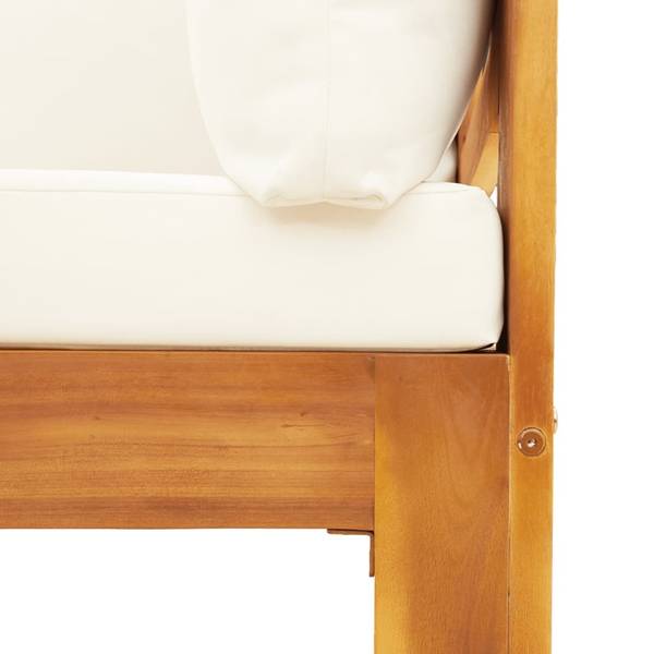 Garten Sofagarnitur 3033744-3 (4-teilig) Creme