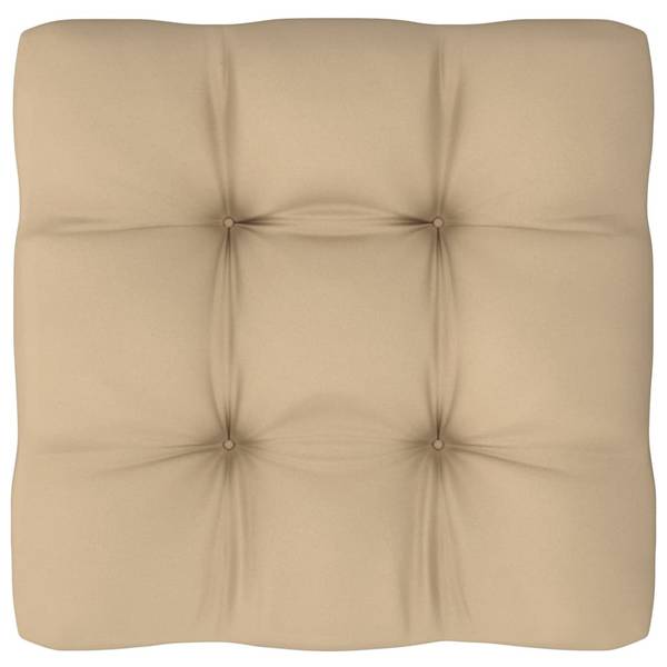 Paletten-Ottomane 3016504-1 Beige - Grau