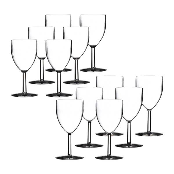 Weingläser-Set SAN 12-teilig ABS - 2 x 2 x 2 cm