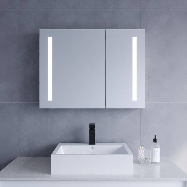 Spiegelschrank mit Infrarot (IR) Sensor Breite: 80 cm