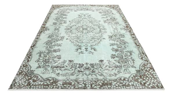Tapis Ultra Vintage CDXXIV Vert - Laine - 178 x 1 x 295 cm