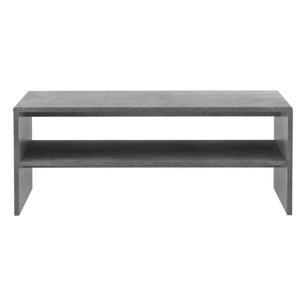 Table Basse de Salon Trier Gris - Bois manufacturé - 40 x 40 x 100 cm