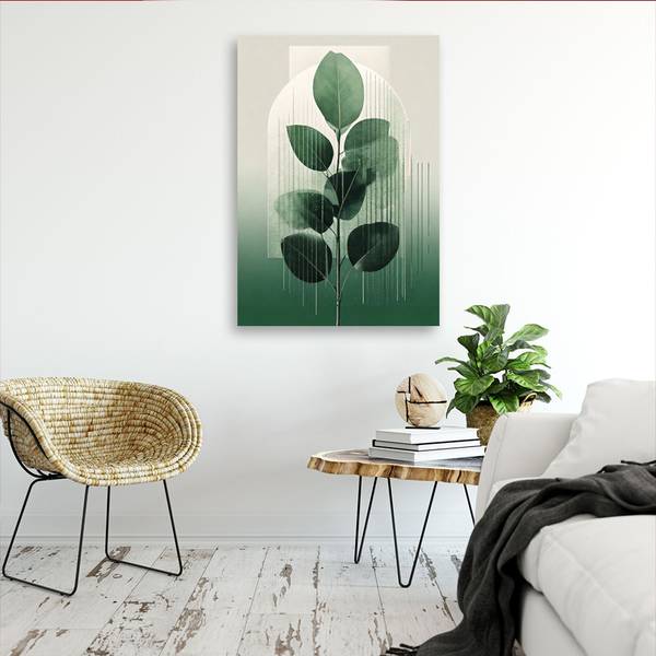 Tableau déco Feuilles 60 x 90 cm