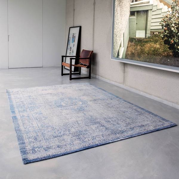 Flachgewebter Teppich Medallion 80 x 150 cm