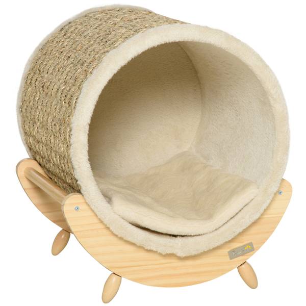 Katzenhöhle CP64 Grün - Holzwerkstoff - 43 x 43 x 41 cm
