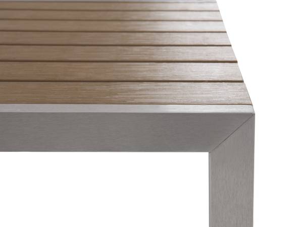 Tisch set NARDO 3-tlg Braun - Silber