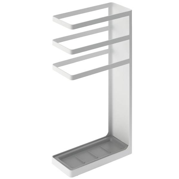 Schirmständer Layer Weiß - Metall - 23 x 44 x 10 cm