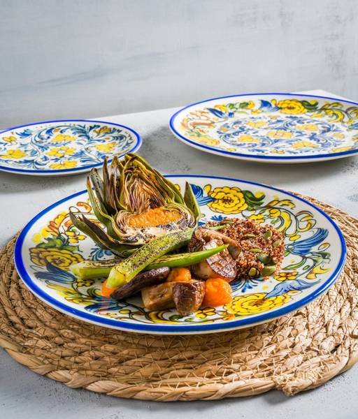 Assiette à Pizza Albufera 2 él. Porcelaine - 32 x 2 x 32 cm