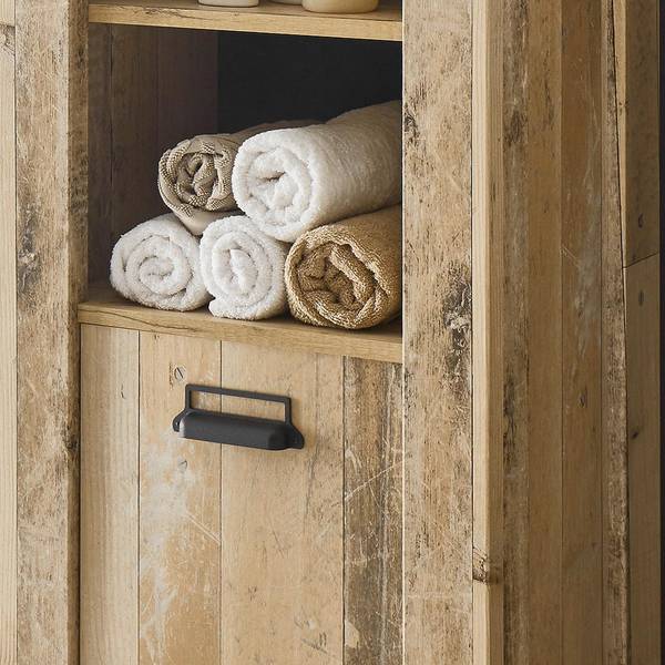 Badmöbel-Set SHELTON-61-153 3er-Set Braun - Holzwerkstoff - 166 x 210 x 43 cm