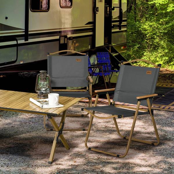 Campingstoel A20-317V01CG groen - textiel - 59 x 78 x 54 cm