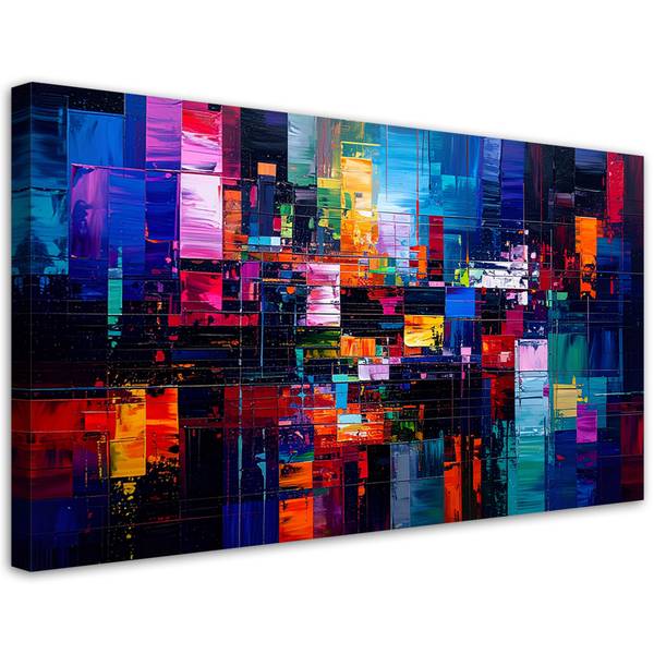 Wandbild Abstraktion 100 x 50 cm