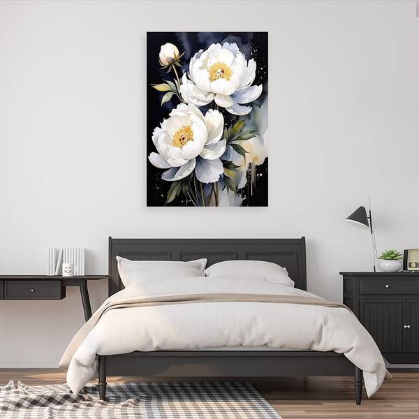 Wandbild Blumen 70 x 100 cm