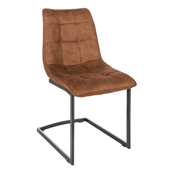 Stuhl MIAMI Braun - Microfaser - Polyester - 46 x 88 x 63 cm