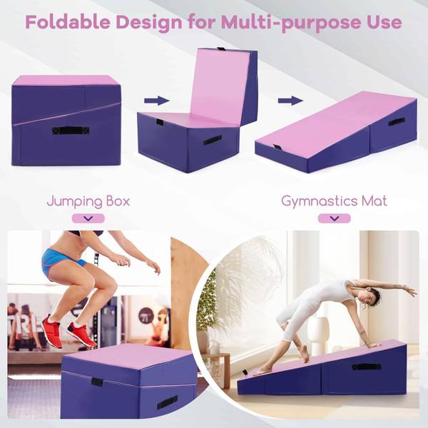 Gymnastikmatte RT32342BUDE Violett - Textil - 75 x 36 x 150 cm