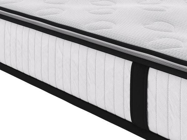 Matratze und Bettgestell mit Lattenrost Tiefe: 160 cm