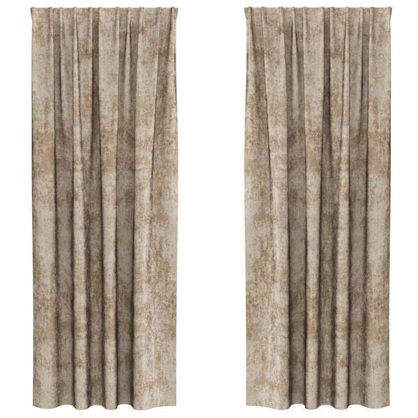 Vorhang 3044629-4 2er Set Champagne - Profondeur : 260 cm