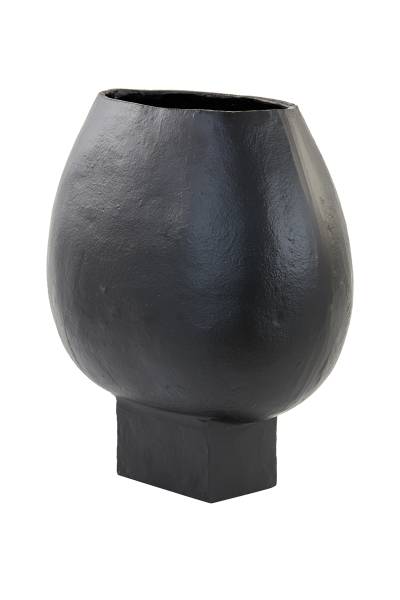 Vase PARTIDA Noir - Métal - 21 x 40 x 34 cm