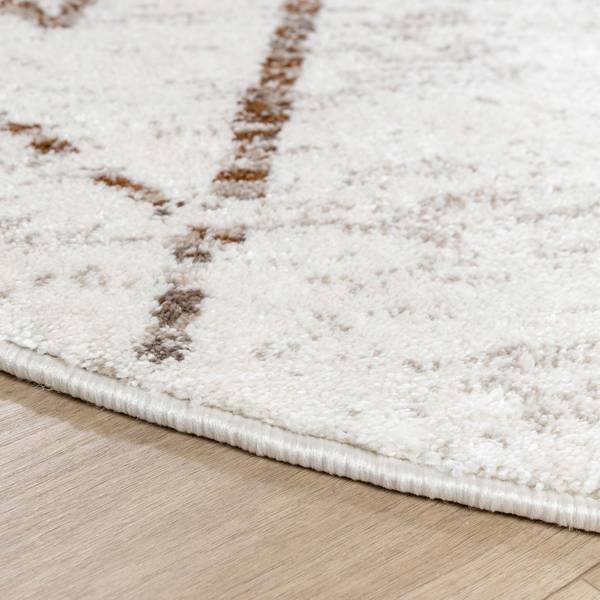 Teppich Blend Diamond Creme - 120 x 120 cm