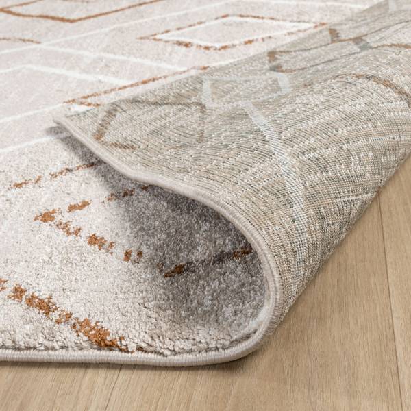 Teppich Blend Diamond Beige - 120 x 2 x 170 cm