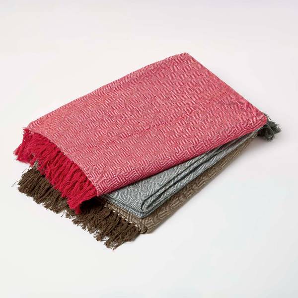 Couverture Malda Rouge - 150 x 200 cm