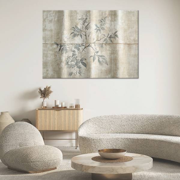 Tableau déco feuilles de plantes sur 90 x 60 cm