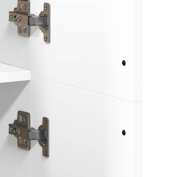 Highboard DE3691 Weiß - Holzwerkstoff - 70 x 180 x 35 cm