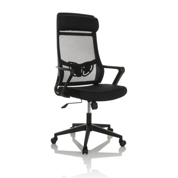 Bürostuhl NEKEO Schwarz - Polyester - 69 x 132 x 69 cm