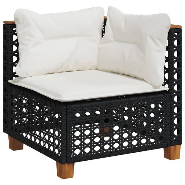Garten-Lounge-Set 3036234-2 (7-teilig) Schwarz