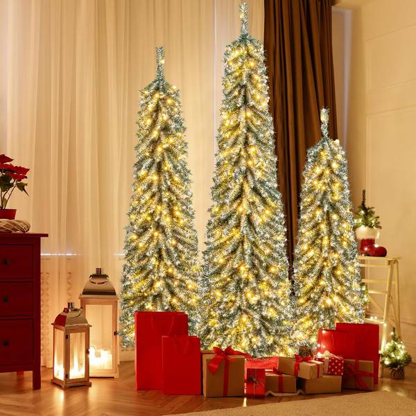 Weihnachtsbaum OY46968PQDE(3er Set) Grün - Kunststoff - 55 x 180 x 55 cm