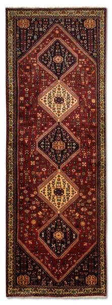 Orientteppich Nomadic Rot - Wolle - 92 x 1 x 278 cm