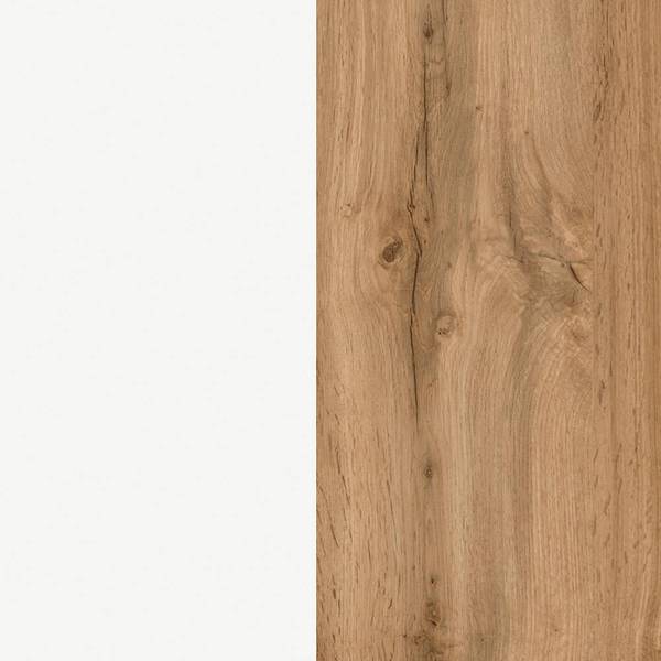 Badmöbel-Set VASTO-03-44 3er-Set Weiß - Spiegelglas - 165 x 200 x 35 cm