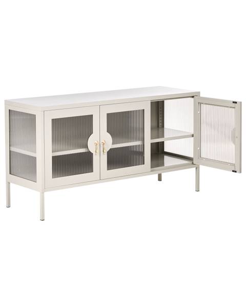 Kantoorkast GLEORA beige - 120 x 65 x 40 cm