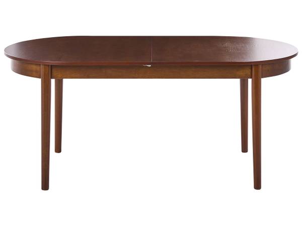 Ausziehbarer Tisch LARTO Braun - Holzwerkstoff - 90 x 76 x 180 cm
