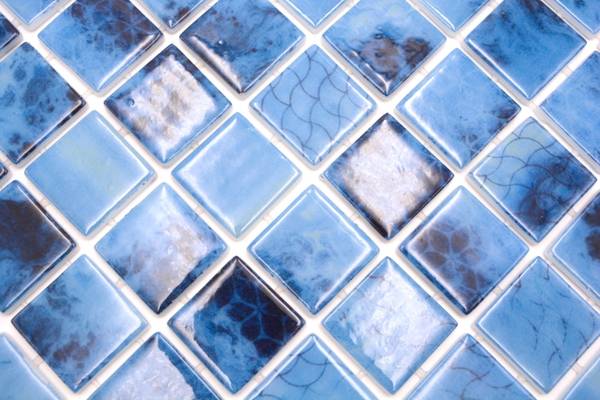 Mosaikfliesen 220-P56385 Blau - Glas - 32 x 32 x 32 cm