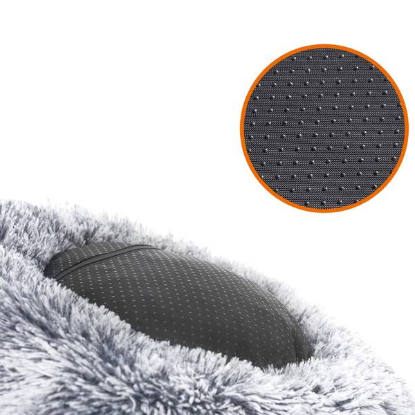 Hondenmand Auckland grijs - textiel - 80 x 20 x 80 cm