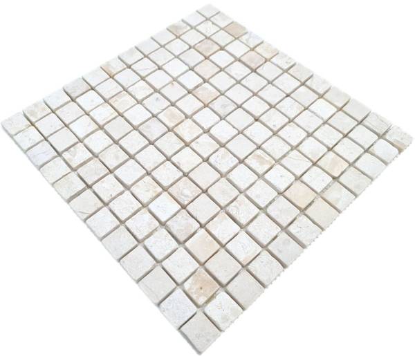 Mosaikfliesen 40-T23W Weiß - Stein - 31 x 31 x 31 cm