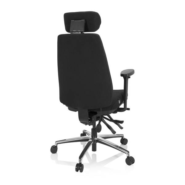Bürostuhl PHOENIX PRO I Schwarz - Polyester - 70 x 144 x 56 cm