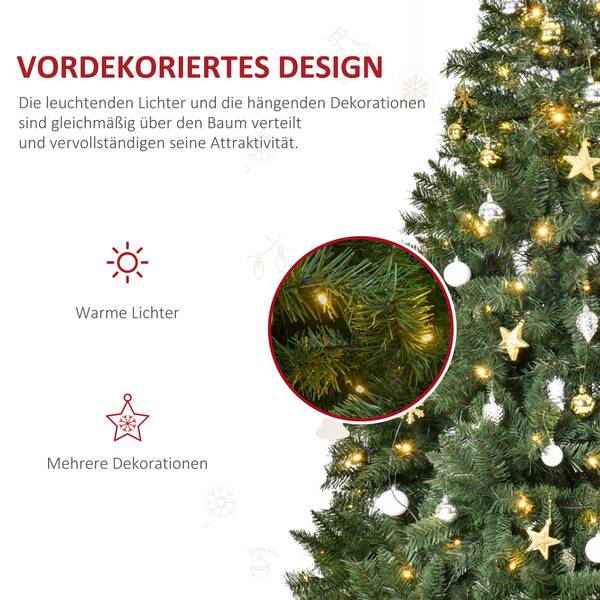 Weihnachtsbaum CD41 Grün - Metall - 112 x 180 x 112 cm