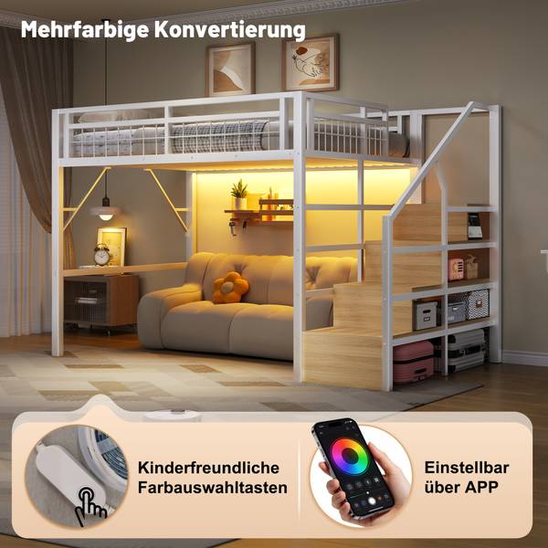 Kinderbett K-1738 146 x 252 cm