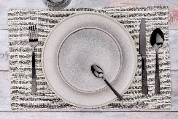 Finn Teelöffel-Set, 6-teilig Schwarz