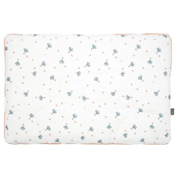Flachkissen Bleuet Blau - Textil - 60 x 2 x 40 cm