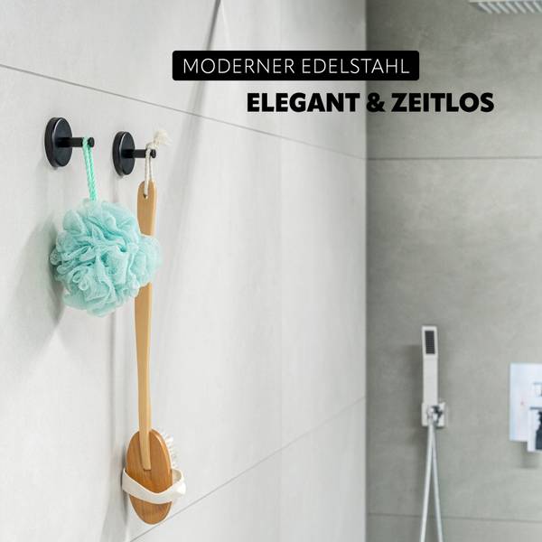 Handtuchhaken Piazza 91103 (2er-Set) Kunststoff