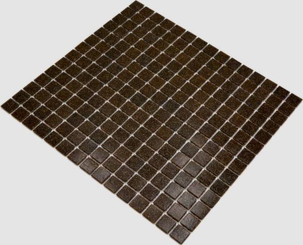 Mosaikfliesen 200-A36 Braun - Glas - 33 x 33 x 33 cm