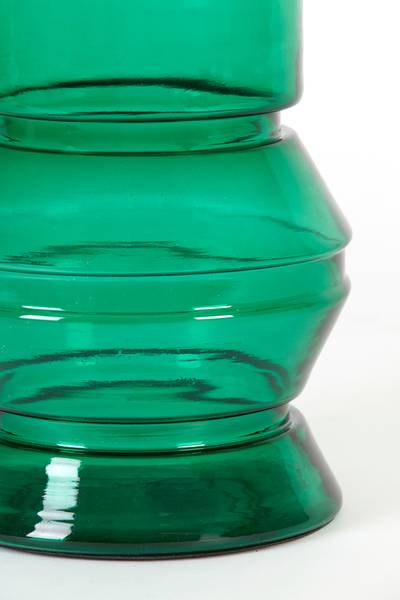 Vase MOKI Grün - Glas - 18 x 47 x 18 cm