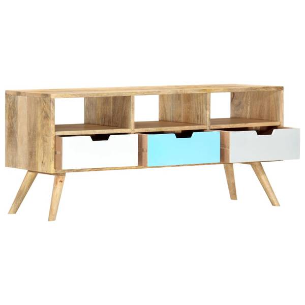 TV-Schrank D358 Massivholz - 35 x 48 x 110 cm