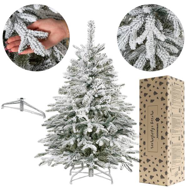 Künstlicher Christbaum CT0223 Weiß - PVC - 90 x 150 x 90 cm