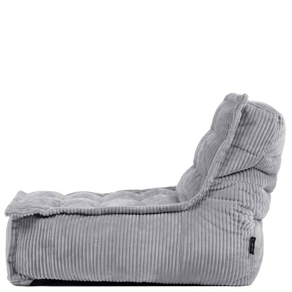 Kindersitzsack Dolce Grau - Cord - 69 x 57 x 85 cm