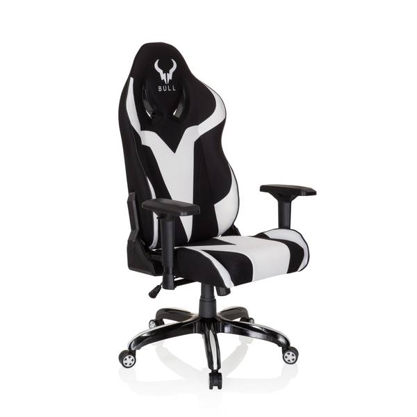 Siège gaming PROMOTER II Blanc - Textile